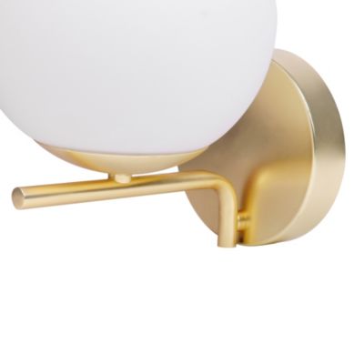 Applique murale de salle de bain Dorres E14 40W IP44 GoodHome or