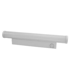 Réglette LED Salle de bain 15W 1400lm 130° IK08 IP44 600mm Interrupteur  ON/OFF - Blanc Chaud 3000K