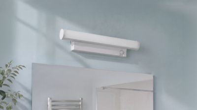 Applique murale de salle de bain LED intégrée 350lm 4W IP44 blanc neutre GoodHome blanc