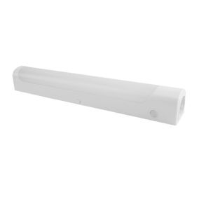 Réglette LED Salle de bain 15W 1400lm 130° IK08 IP44 600mm Interrupteur  ON/OFF - Blanc Chaud 3000K