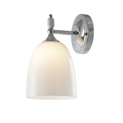 Applique murale de salle de bain Shafat G9 4.2W IP44 GoodHome blanc