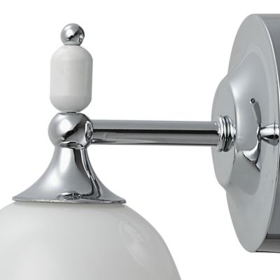 Applique murale de salle de bain Shafat G9 4.2W IP44 GoodHome blanc
