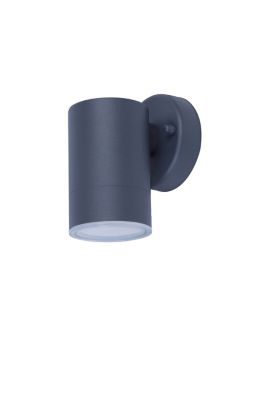 Applique murale descendante Candiac LED intégrée 380lm 4.3W IP44 GoodHome gris anthracite