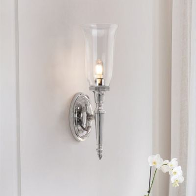 Applique murale Dryden 1 lumière - Chrome poli