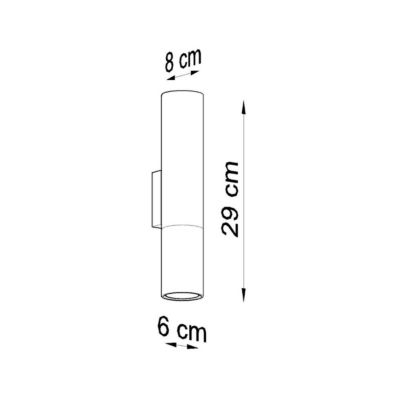 Applique murale en Acier - LUMINOUS 90454 - Noir/cuivre - IP20 - Max ...