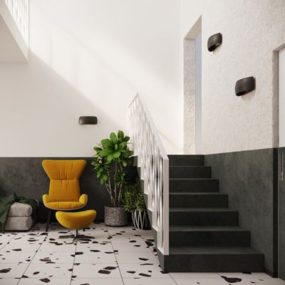 Applique murale en Céramique - PROTOSTAR - Noir - IP20 - Max 8W LED - G9 - Style Moderne