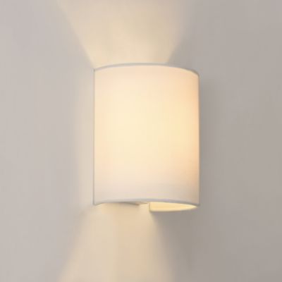 Applique Murale En Forme Demi-cercle E27 20 X 17,5 X 13 Cm Blanc lux.pro