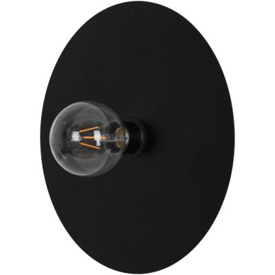 Applique murale en métal noir E27 Ø28.5cm GoodHome Riflebird