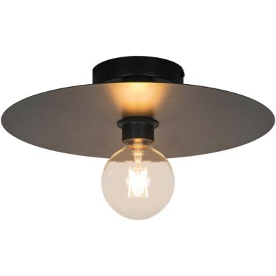 Applique murale en métal noir E27 Ø28.5cm GoodHome Riflebird