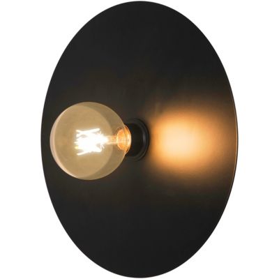 Applique murale en métal noir E27 Ø28.5cm GoodHome Riflebird