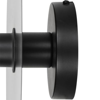 Applique murale en métal noir E27 Ø28.5cm GoodHome Riflebird