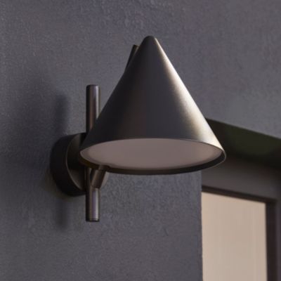 Applique murale Eriksson LED intégrée 600lm 8.5W IP44 GoodHome noir