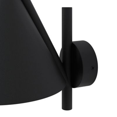 Applique murale Eriksson LED intégrée 600lm 8.5W IP44 GoodHome noir