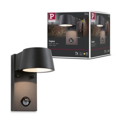 Applique murale extérieure Paulmann Capea 94453 LED 6 W avec détecteur de mouvement, IP44, 3000 K