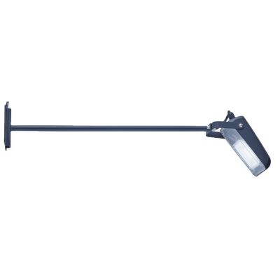 Applique murale exterieur, 1 lumieres, acier inoxydable, noir,
