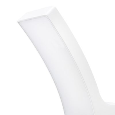 Applique murale extérieur LED intégrée Gambell 1600lm 10W IP44 blanc chaud l.8 x H.24 cm GoodHome blanc