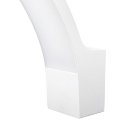 Applique murale extérieur LED intégrée Gambell 1600lm 10W IP44 blanc chaud l.8 x H.24 cm GoodHome blanc