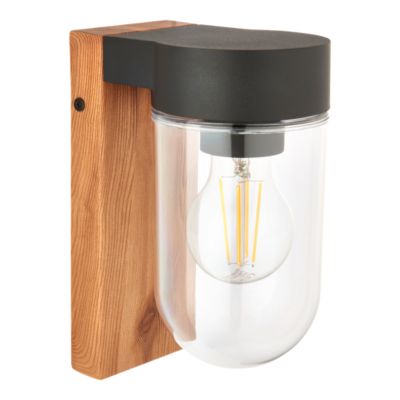 Applique murale extérieur Lovage effet bois E27 IP44 10W GoodHome