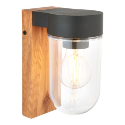 Applique murale extérieur Lovage effet bois E27 IP44 10W GoodHome