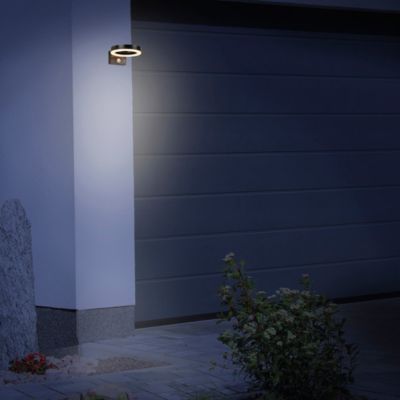 Applique murale extérieur solaire LED intégrée Halo Little Garden 500lm 4W IP44 blanc chaud L.17 x P.8 x H.20 cm