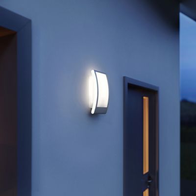 Applique murale extérieure acier inoxydable anthracite E27 60 W Steinel L 22
