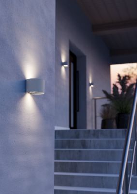 Applique murale extérieure LED 840 lm IP54 blanc Calpino 3 Eglo