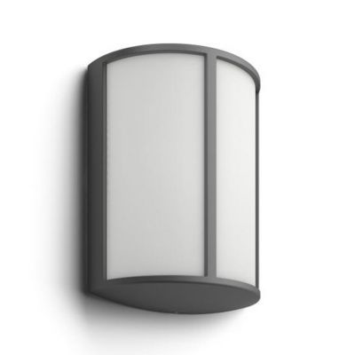 Applique Murale Extérieure LED Philips Avec Détecteur De Mouvement - IP44, Gris Anthracite - Éclairage Jardin, Terrasse