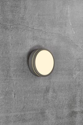 Applique murale extérieure Smart LED IP54 gris 9,5W 600lm Ø20cm, Nordlux Ava