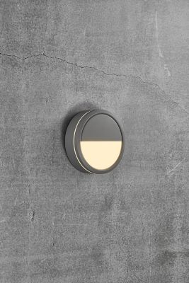Applique murale extérieure Smart LED IP54 gris 9,5W 600lm Ø20cm, Nordlux Ava