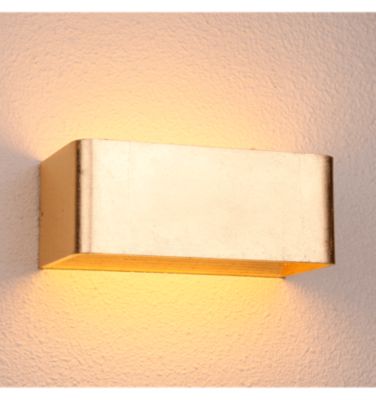 Applique murale feuille d'or LED - 20 cm - Quadra