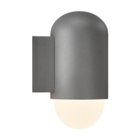 Applique murale HEKA, Aluminium, Couleur Gris, E27, H.21.6, IP54 / NORDLUX Extérieur