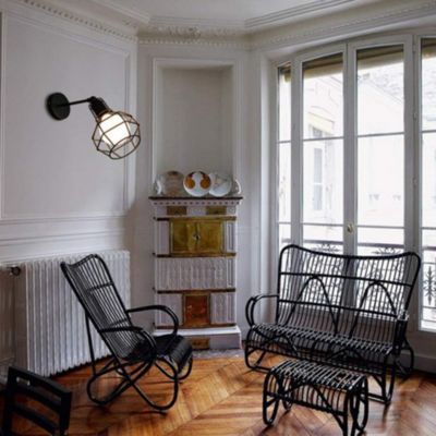 Applique Murale Industrielle E27 Métal Vintage Lampe Murale Intérieur pour Chambre à Coucher Salle de Séjour