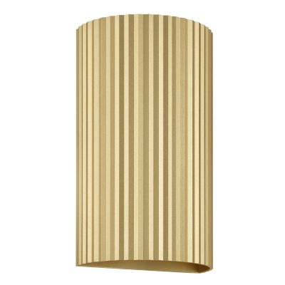Applique murale intérieure Undula métal doré H.18cm IP20 GU10 10W Brilliant