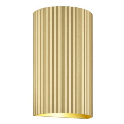 Applique murale intérieure Undula métal doré H.18cm IP20 GU10 10W Brilliant
