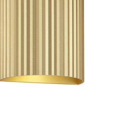 Applique murale intérieure Undula métal doré H.18cm IP20 GU10 10W Brilliant