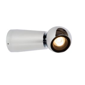 Applique murale IPSOS en aluminium avec LED intégré - Chrome - Lucide