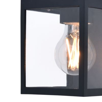 Applique murale Ironbark E27 25W IP54 Goodhome noir