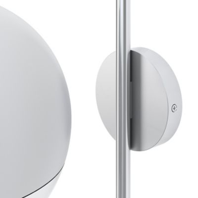 Applique murale Jarrow E27 25W IP44 GoodHome gris chrome