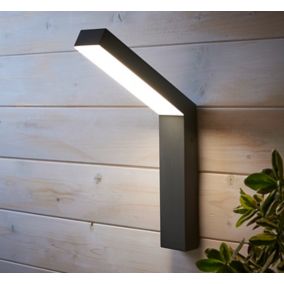 [Pack] Lot de 3 éclairage extérieur en acier inoxydable UP DOWN projecteurs  muraux façades éclairage lampes en verre terrasse | Meine Lampe