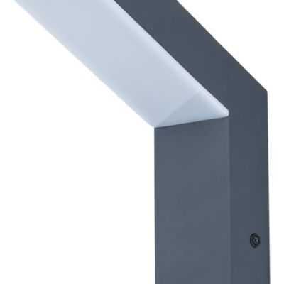 Applique murale Kalari LED intégrée 1200lm 23W IP54 GoodHome gris anthracite