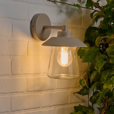Applique murale Kebel E27 25W IP44 Goodhome beige