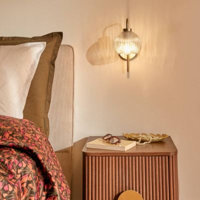 Applique murale Krys doré 23x15cm - Atmosphera Créateur d'intérieur