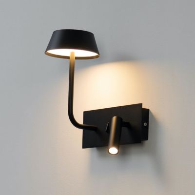 Applique murale LED avec liseuse intégrée  - Fabro