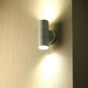 Applique Murale LED Blanche IP44 Double Faisceau GU10 - SILAMP