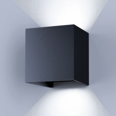 Applique murale LED en aluminium, lampe de chevet LED moderne, applique murale LED à économie d'énergie, lumière blanche 6000K