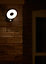 Applique murale LED intégrée à détection Ferfield 800lm IP44 12W Blanc froid 21,3x14,1cm Blooma Noir