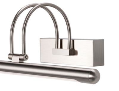 Applique murale LED intégrée Giausar 780lm 9W IP20 GoodHome argent