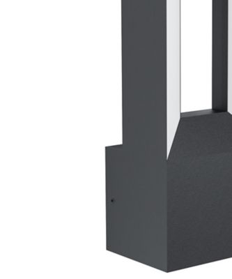 Applique murale LED intégrée Riforano noir IP44 640lm Eglo