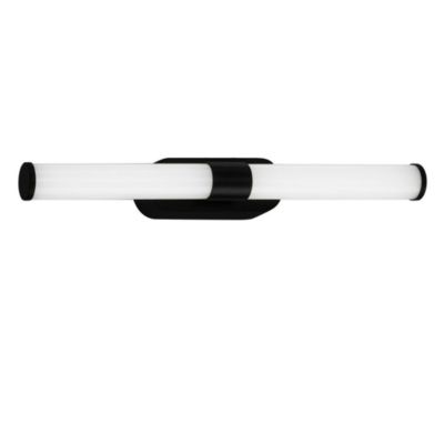 Applique murale LED salle de bain, Eclaraige de salle de bain - IP44 - 400 mm - Noir - Blanc neutre 4000K - 7W / 690lm - B.K.Licht