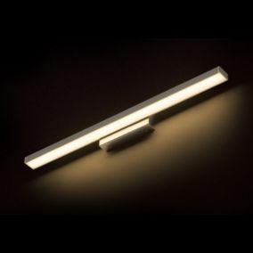 Applique Murale LED SMD 14W IP44 Chrome - Blanc Neutre 4000K - 5500K - SILAMP